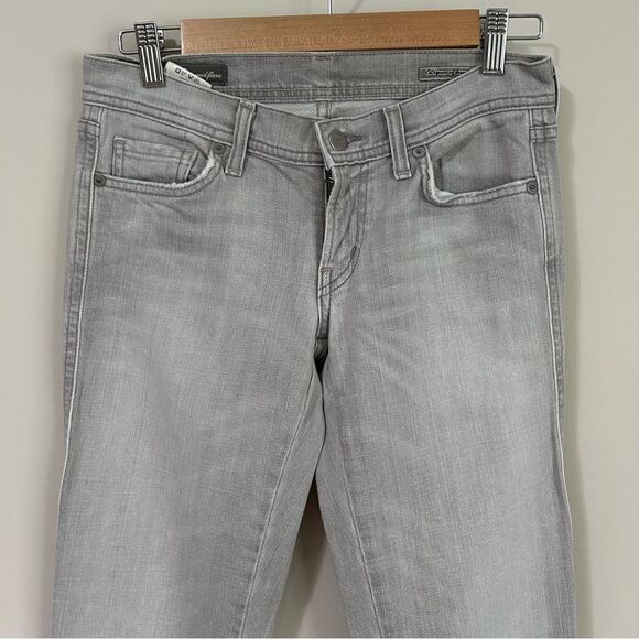 Citizens Of Humajity Concord Ingrid Flare Jeans in Gray - Picture 2 of 9
